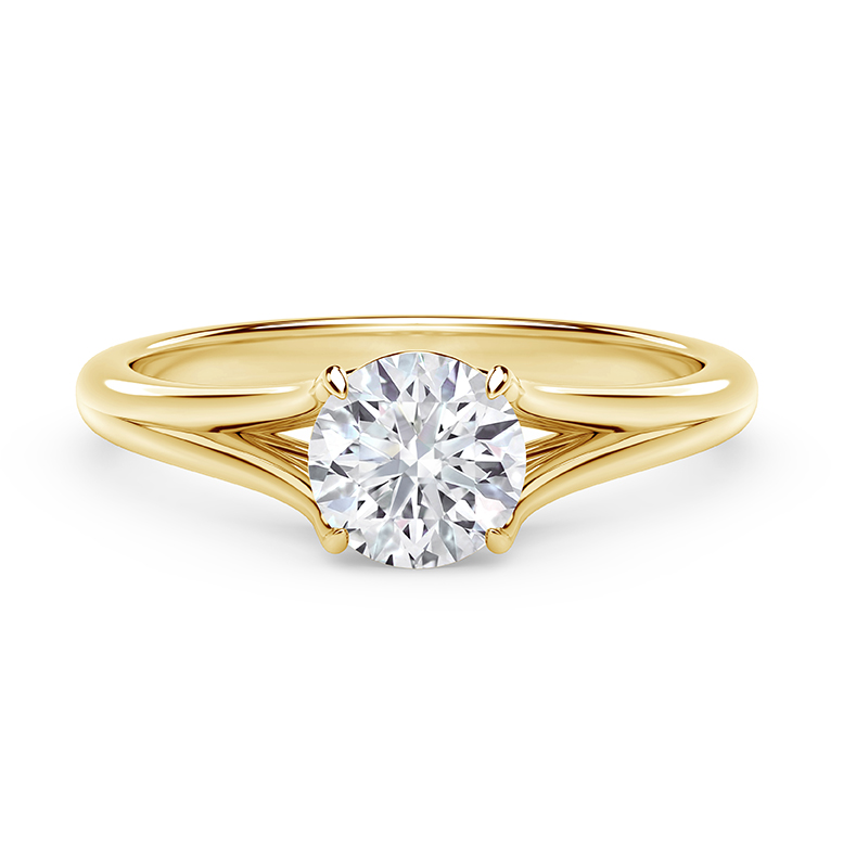De Beers Forevermark Round Diamond Engagement Ring